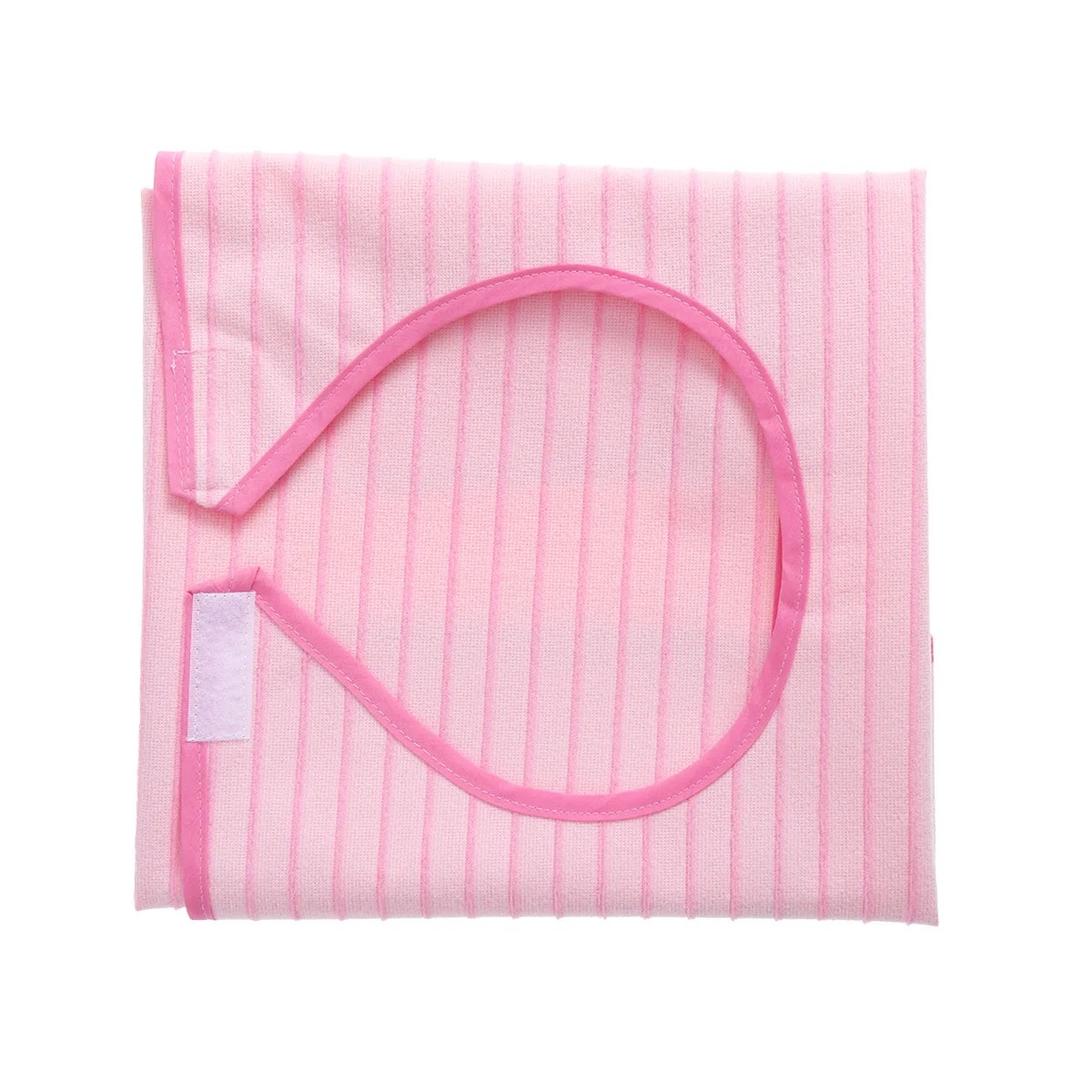 

Pink Waterproof Adult Bib Double Layer Machine Washable Absorbent Clothing Protector For Meals Messy Projects Elderly Care