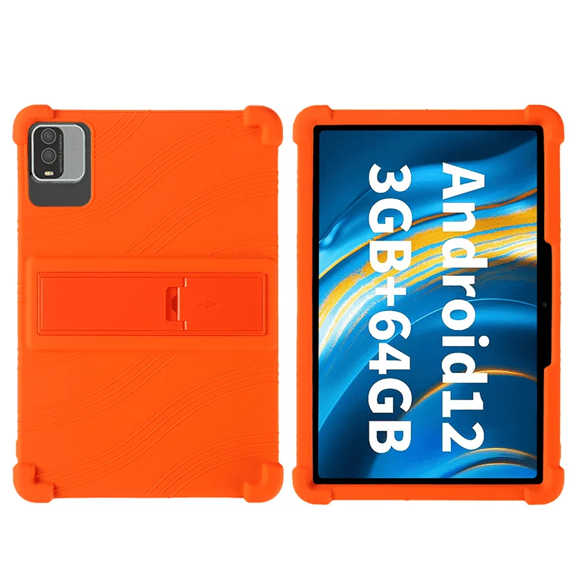For Acer SOSPIRO AS10L Tablet Case for 10.1 Inches Tablet Kids Friendly Soft Silicone Adjustable Stand Cover Protective Sleeve 6