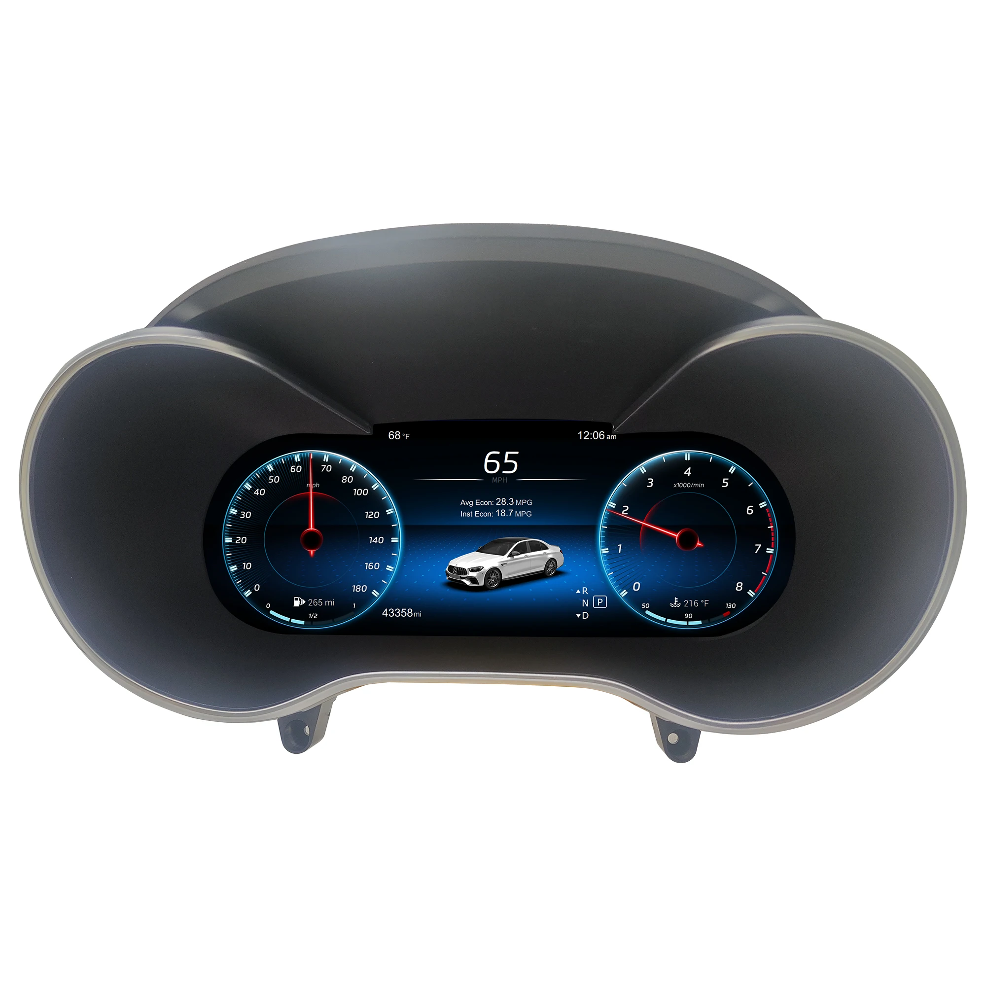

12.3’’ Digital Instrument Cluster for Benz C200L C/GLC W205/W253 Dashboard Gauge speedometer