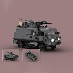 MOC Building Block Military Armored Vehicle Series Kamaz Typhoon Mine-Resistant Ambush Protected Assembly Model Bricks Toys Gift