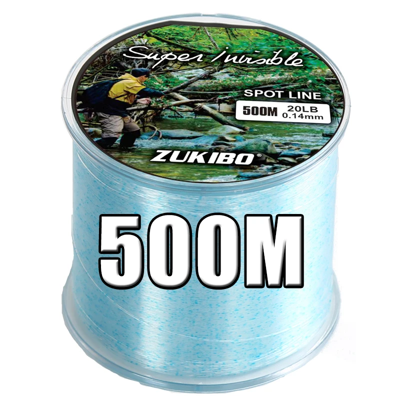 Zukibo 3000m unsichtbare gefleckte Angelschnur Japan super starke Mono filament schnur Fluor kohlenstoff beschichtete Nylon fliege Waschbecken Schnur Pesca