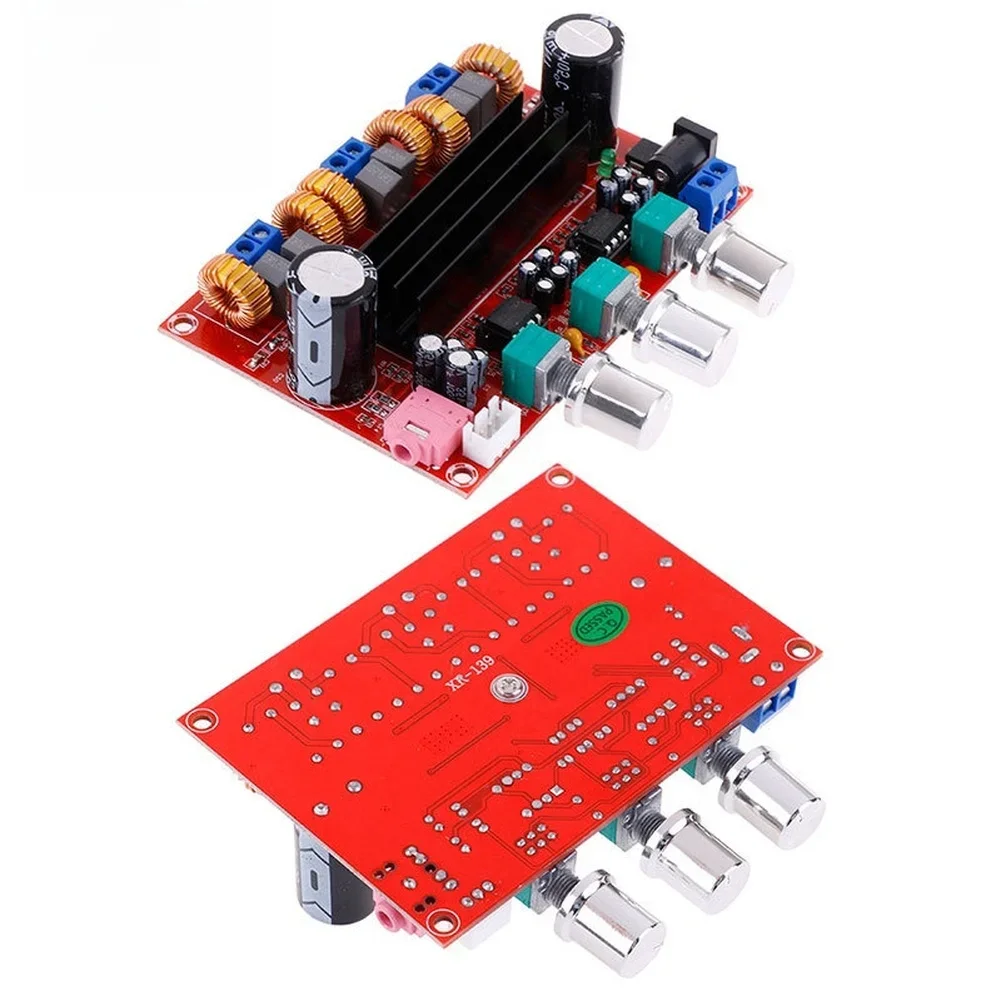 XH-M139 2.1 Channel Digital Audio Board 12V-24V For TPA3116D2 Chip 50W Stereo 100W Subwoofer Module  For Test Tool Accessory