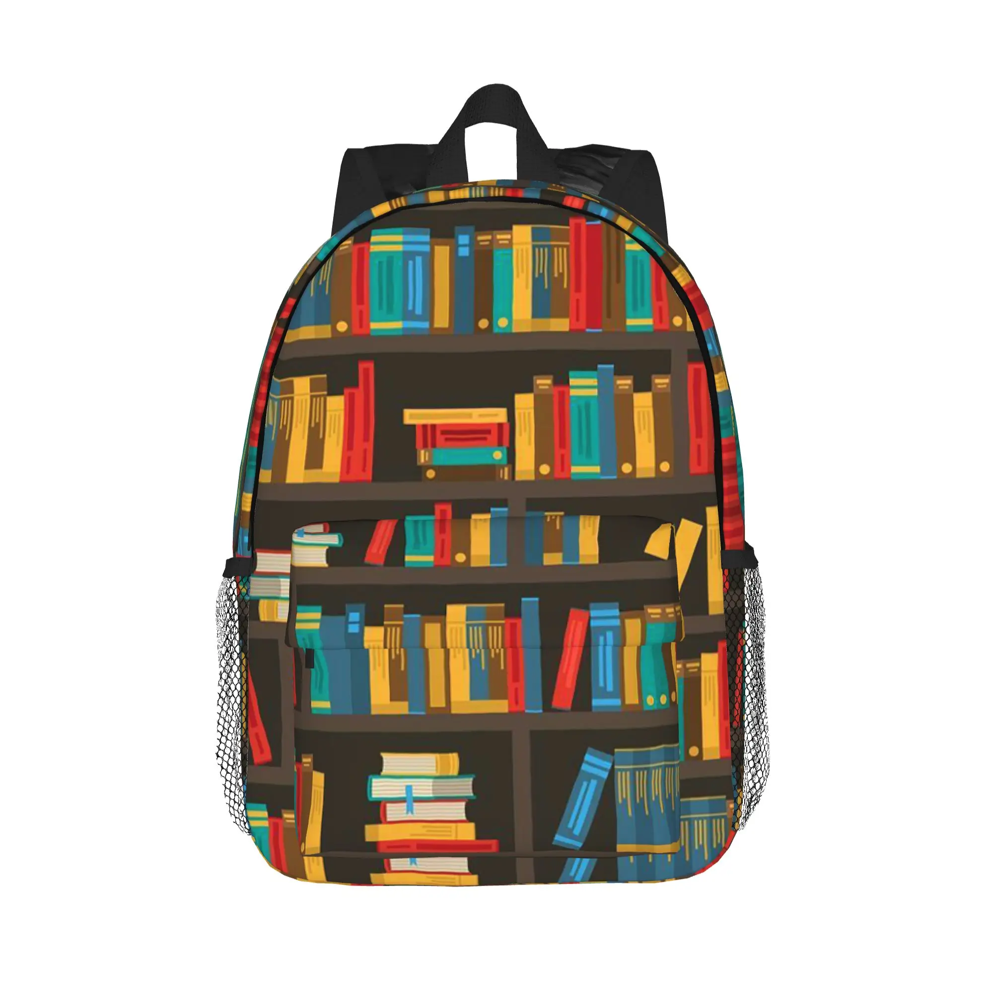 Education Library Book Backpack Hot Sale Daypack Large Capacity Boys Girls BookBag Shoulder Bags for Men Women School Bag