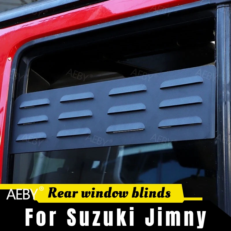 AEBY For Jeep Wrangler 2018-2025 sun visor,Rear Window Louver Ventilation Panel Sun Shade UV Protection Privacy Cover