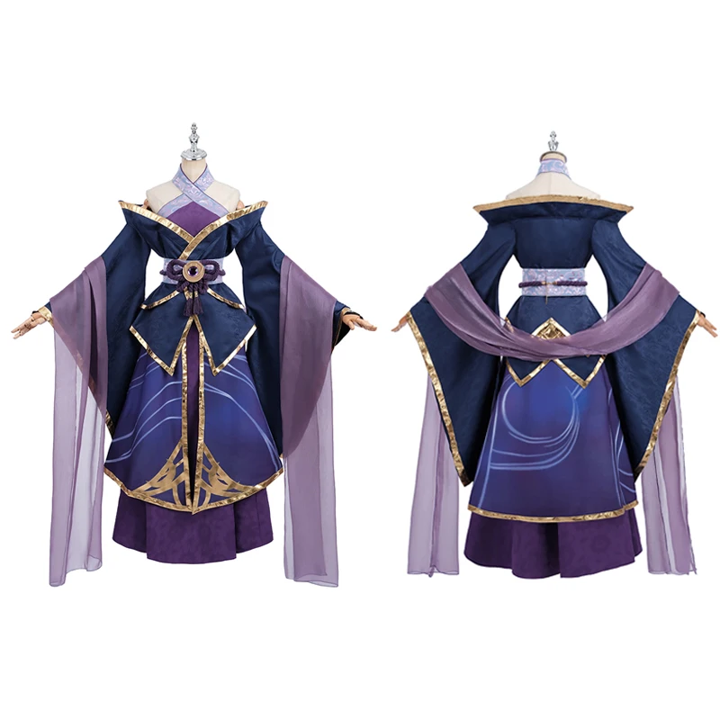 Rolecos-traje de Cosplay de Alune Spirit Blossom para mujer, traje de Kimono de juego LOL, conjunto completo de Halloween