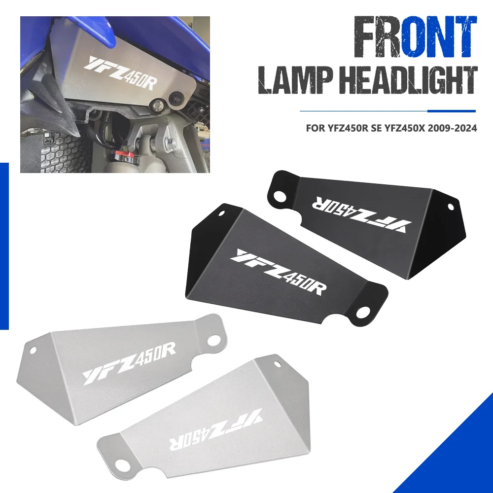 

For Yamaha YFZ450R SE 2009-2019-2020-2021-2022-2023-2024 Motorcycle Accessories Headlight Deletes Guard Cover YFZ450X 2010-2011