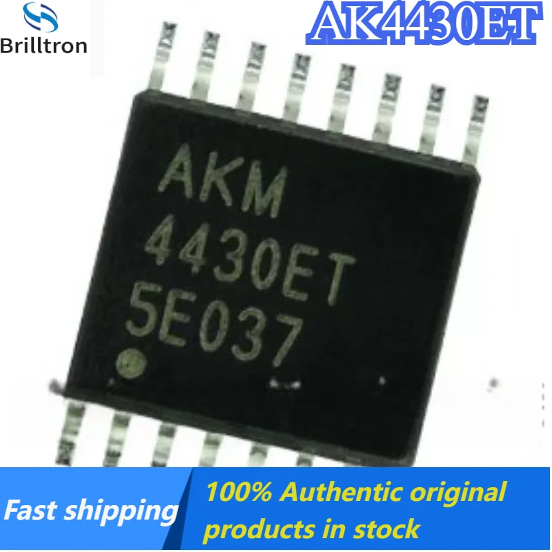 5-20PCS Original AK4430ET AK4430 TSSOP-16 Digital-to-Analog Converter Chip Brand New Original In Stock , Fast Shipping.
