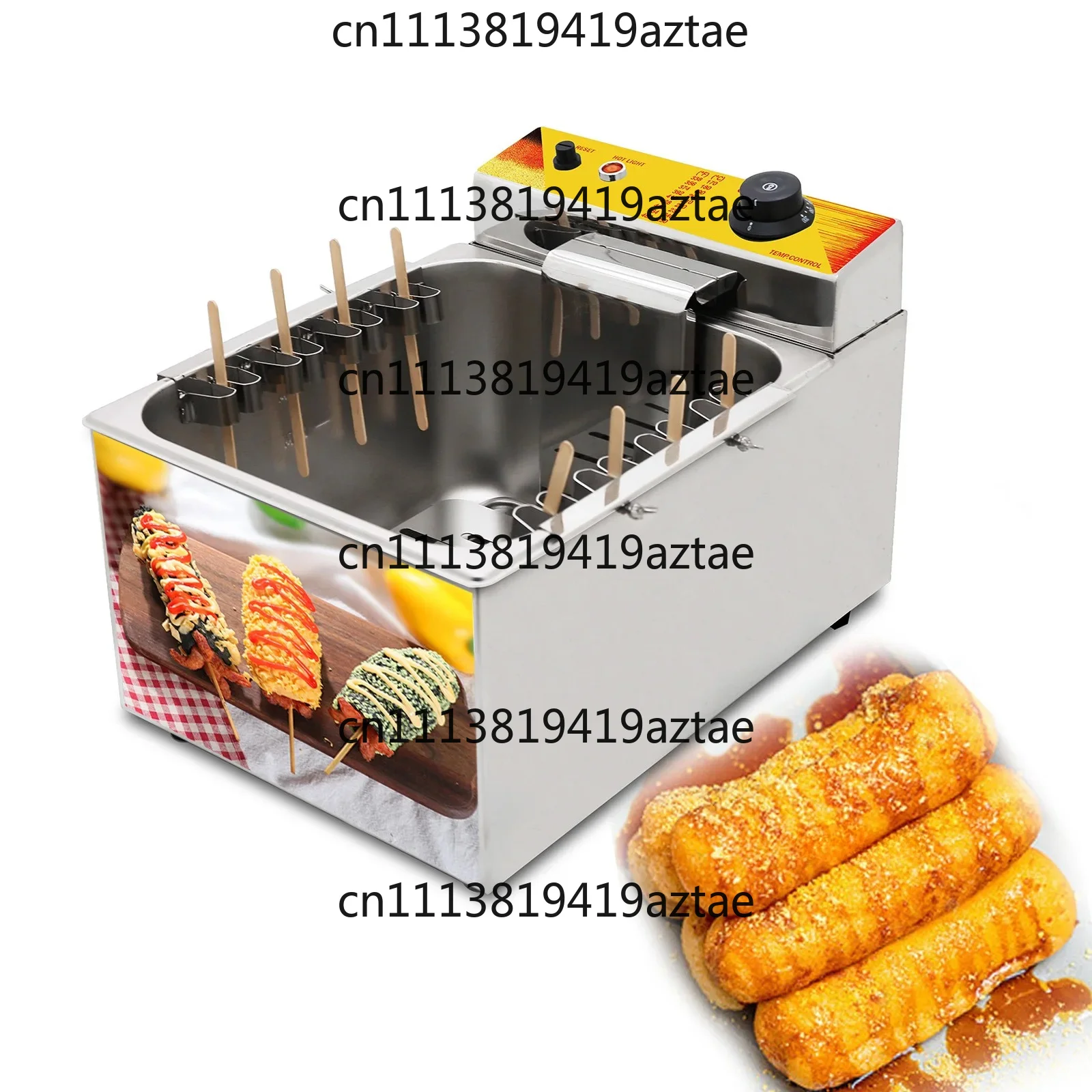 Automatic 12L Food Heating Equipment For Sausage And Cheese Stick Processing