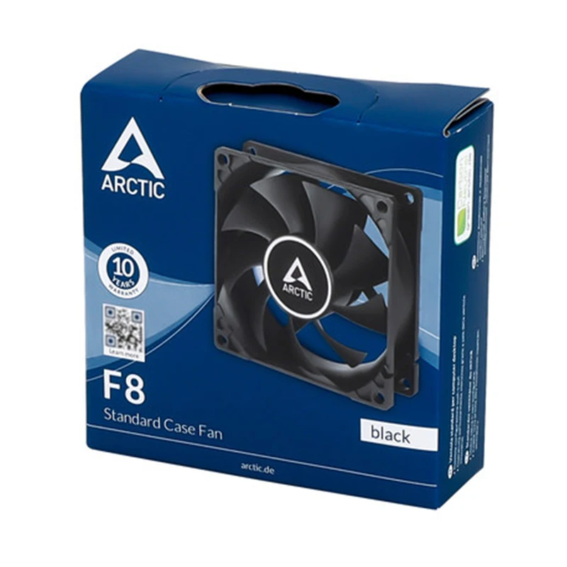 ARCTIC F8 Computer Case 8CM Fan 4PIN PWM Daisy Chain Temperature Control Adjust 80MM Case Fan Cooler Master 2000RPM