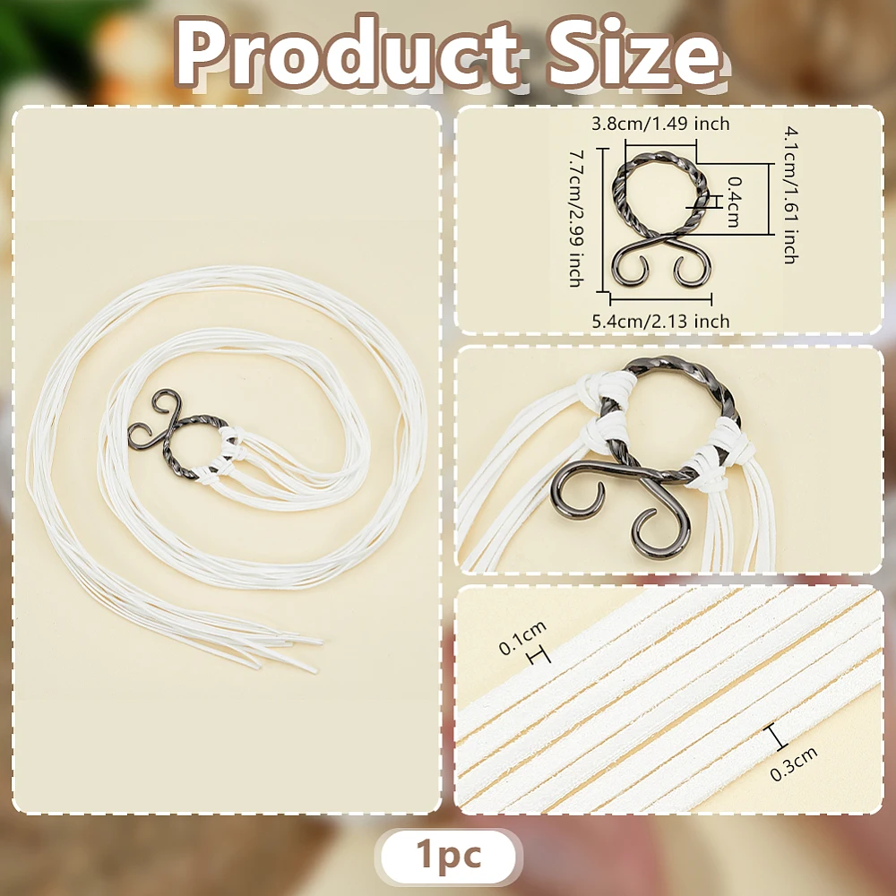 Troll Belt Imitation Leather Belt Long Rope for Medieval Costume Role Play Outfit Accessories for Handmade Gift
