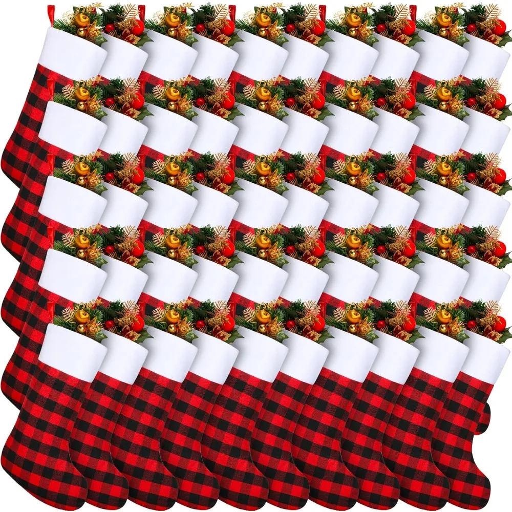 50 Pcs Christmas Stockings 18