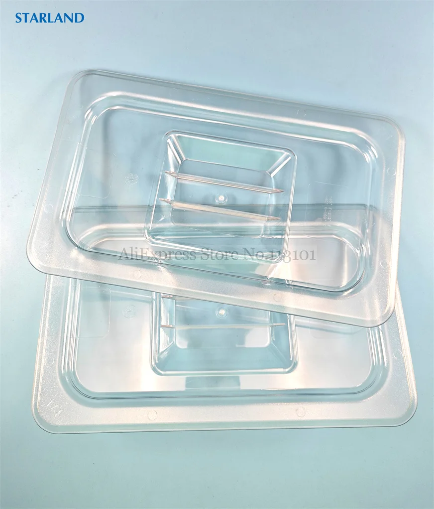 

2 Pieces Top Hopper Plastic Covers Double Square Lids New Parts Accessories ZM-168 Soft Ice Cream Machines Fittings