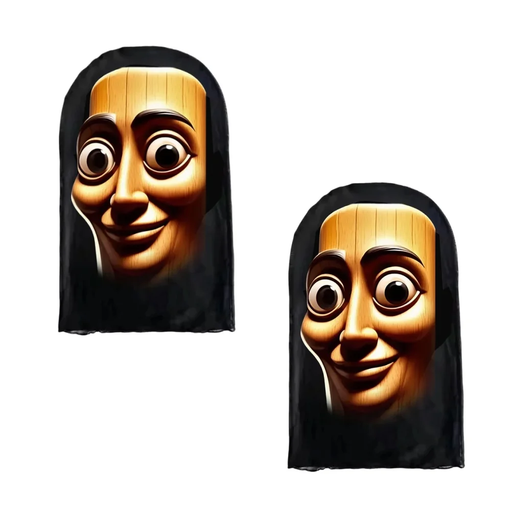 AliExpress NONE 3D Printed Full Face Mask TungTungTung Sahur Mesh Mask for Men Funny Cosplay Props Novelty Headwear Halloween Party Supplies