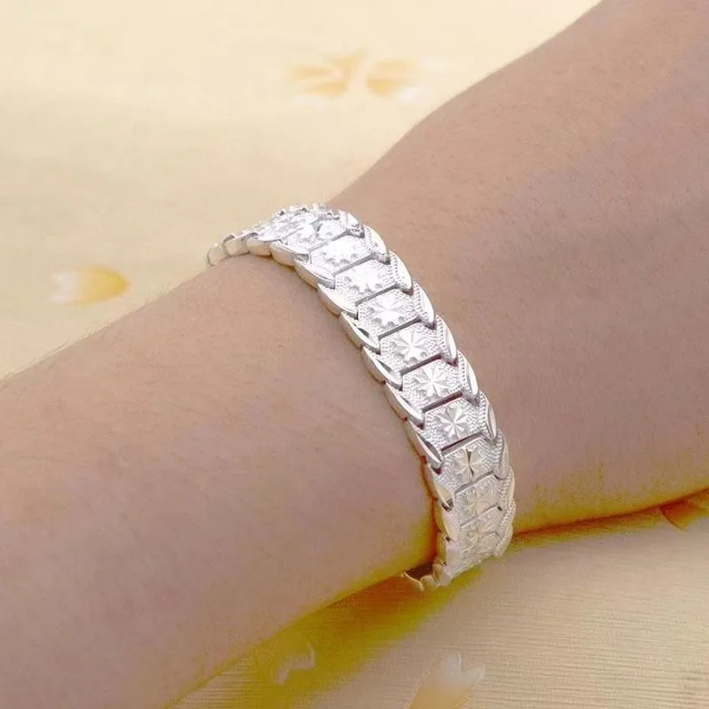 Versatile White Watch Bracelet for Men, Bold Stylish Watch Chain, Premium Statement Wristband Unisex Jewelry for Men Women