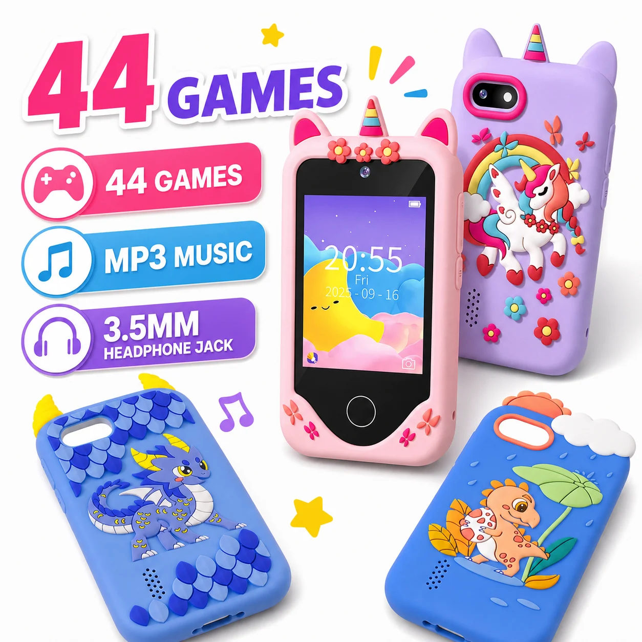 smartphone-toy-kids-with-44-puzzle-games-dual-camera-mp3-player-touchscreen-learning-toy-phone-with-case-for-boys-girls-gifts