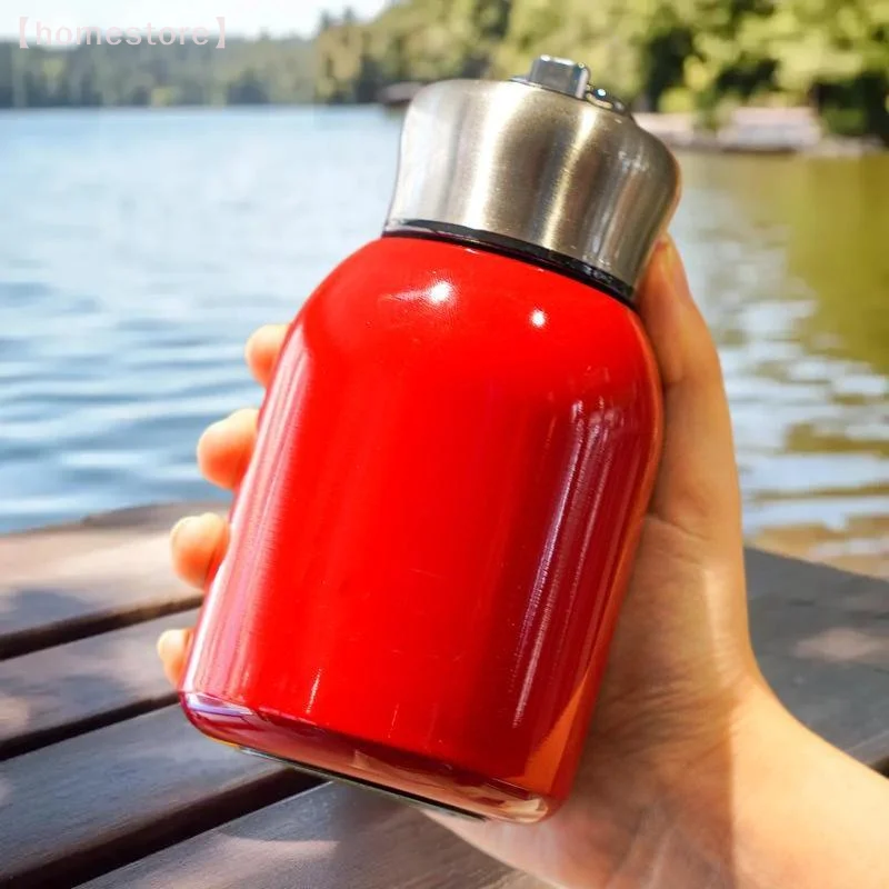 Frascos de vacío de café de 300ML, taza aislada de acero inoxidable, botella de agua de viaje portátil con tapas, tazas que mantienen las bebidas calientes o frías
