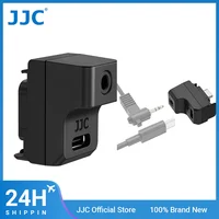 Adaptador de micrófono JJC para Insta360 Ace Pro 2 Ace Pro Ace micrófono externo tipo C puertos de Audio de 3,5mm soporte de carga accesorios Insta 360