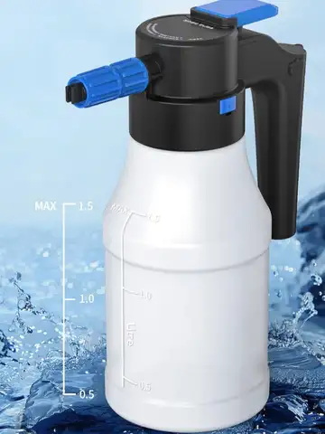 เครื่องกำเนิดโฟมเครื่องพ่นน้ำไฟฟ้าสำหรับล้างรถผ้าเช็ดโฟมทนทาน1ชั่วโมงผ้าโฟมล้างหน้าล้างรถแบตเตอรี่ลิเธียม