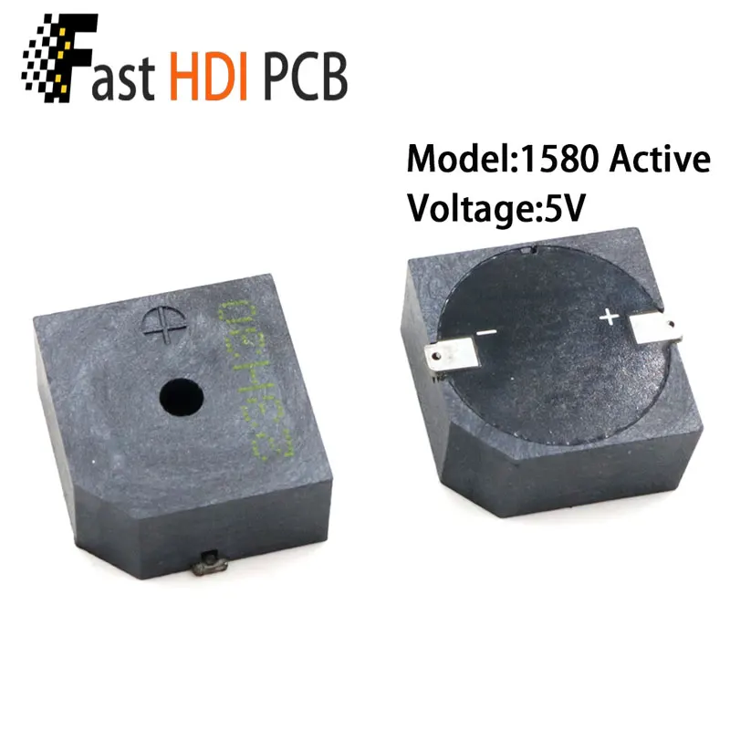 SMD 9650/1580 Buzzer Ativo - RoHS Resistente a Alta Temperatura/Tensão Personalizada para Produção em Massa (Desconto por Atacado/Suporte OEM)