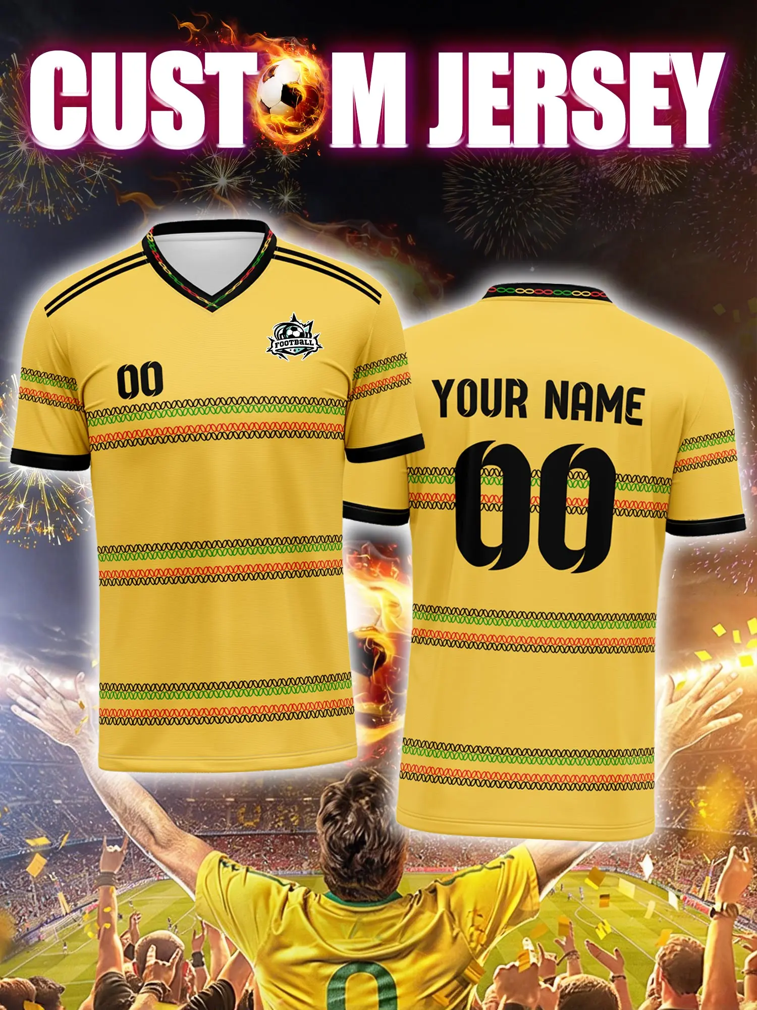 

Футбольная форма с индивидуальным номером и именем, матовый металлический глянцевый комплект, яркая молодежная тренировочная одежда для футбола