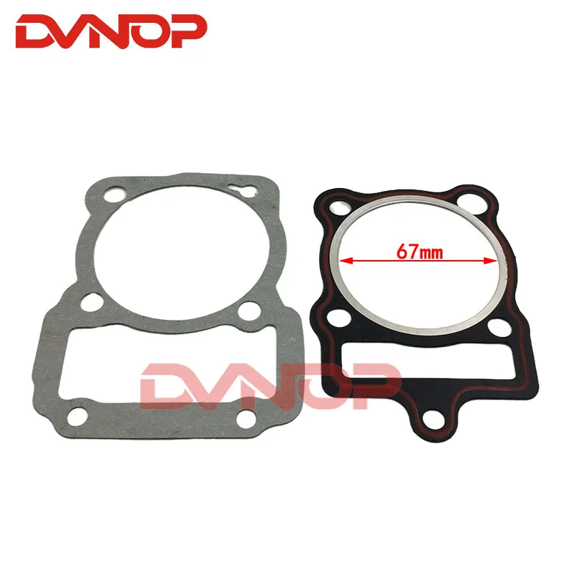 Motorcycle Engine Complete Gasket Complete Kit Repair For  CG250 67mm Engine Cylinder QUAD Dirt Pit Bike ATV