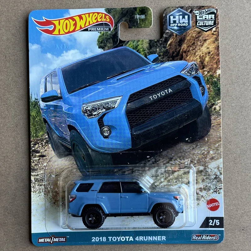 Original Hot Wheels Premium Car Cultures 2023 F Case Off Road Mercedes Benz G Class Toyota Cruiser Hotwheels Toys Gifts 1/64 Car