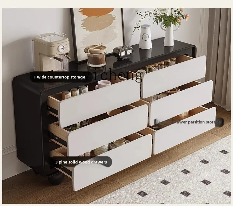 

GZ six-chest cabinet storage integrated bedside bedroom wall locker living room hallway cabinet drawer