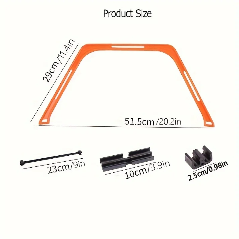 Футбольное тренировочное кольцо из 6 предметов, складная футбольная стремянка, фитнес-оборудование из полипропиленового материала, подходящее для праздников.