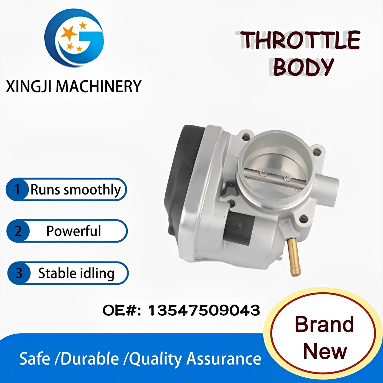 

XingJi Parts Throttle body OE A2C52187333 408-238-623-002 13547509043 Fit for BMW MINI (R53,R50)