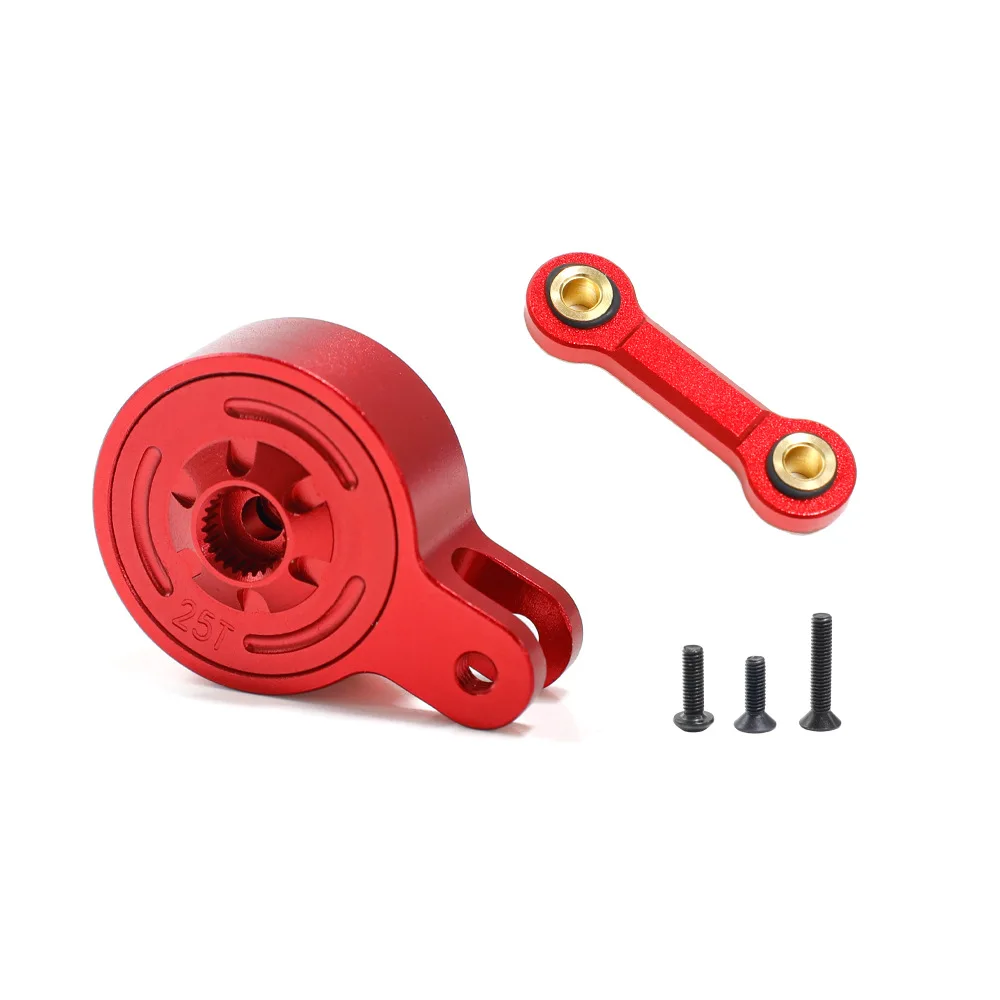 Set servo saver in alluminio 25T /23T Braccio servo per parti Arrma 1/10 BIG ROCK/GRANITE/OUTCAST/SENTON 1/8 TYPHON/MOJAVE 3S 4S 2WD/4WD