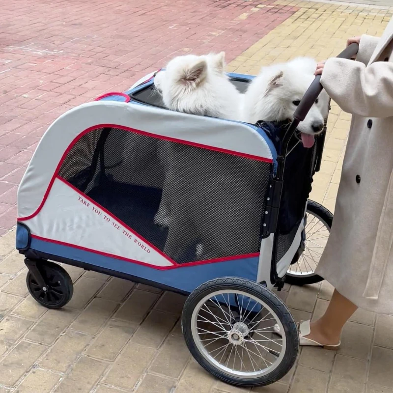 Pets go out Giant cart Pets can be separated Multiple dogs Cat cart