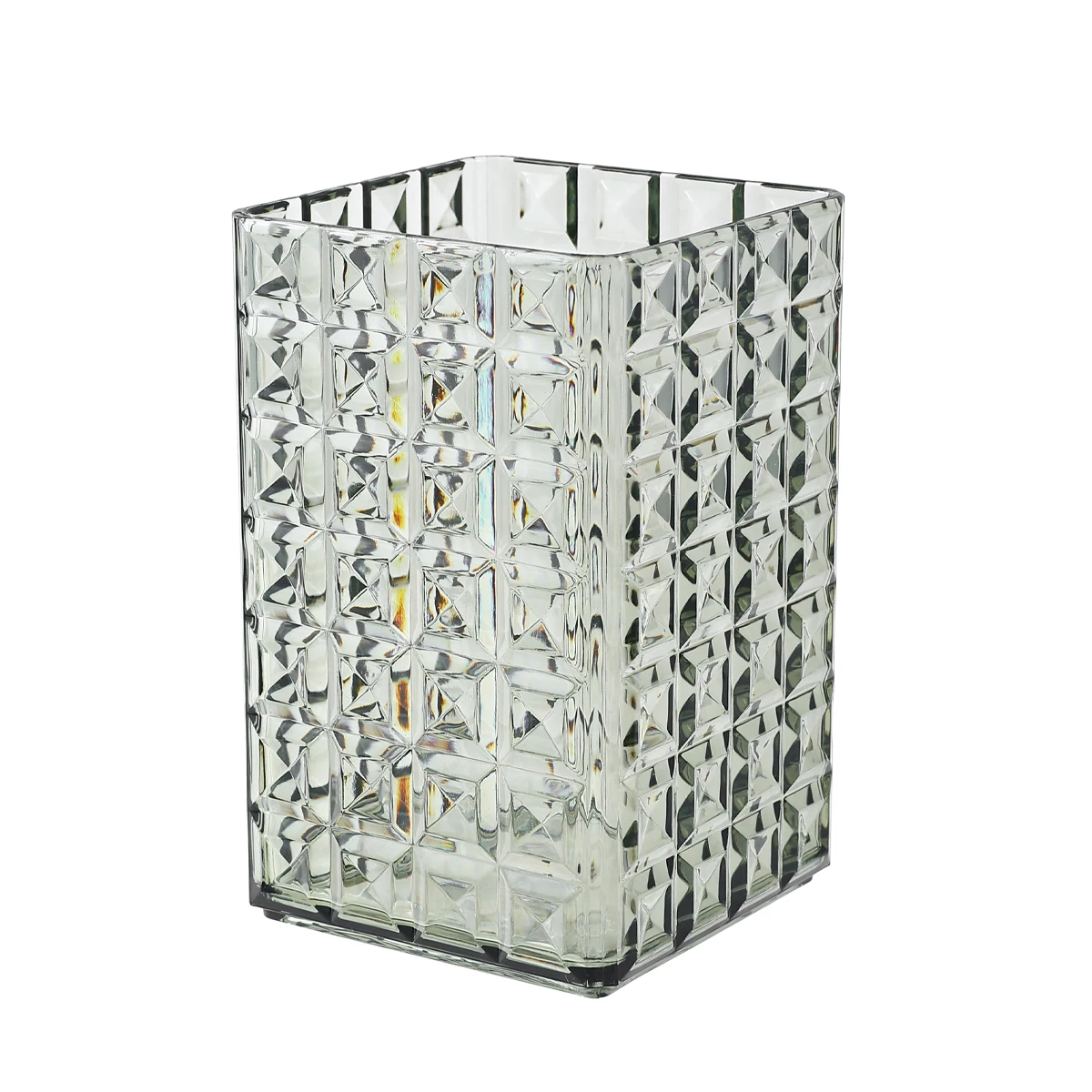 WORTHBUY Tandenborstelhouder Vierkant Transparant Plastic Tandenborstelbeker Badkameraccessoires Waterbeker Draagbare mondwaterbeker