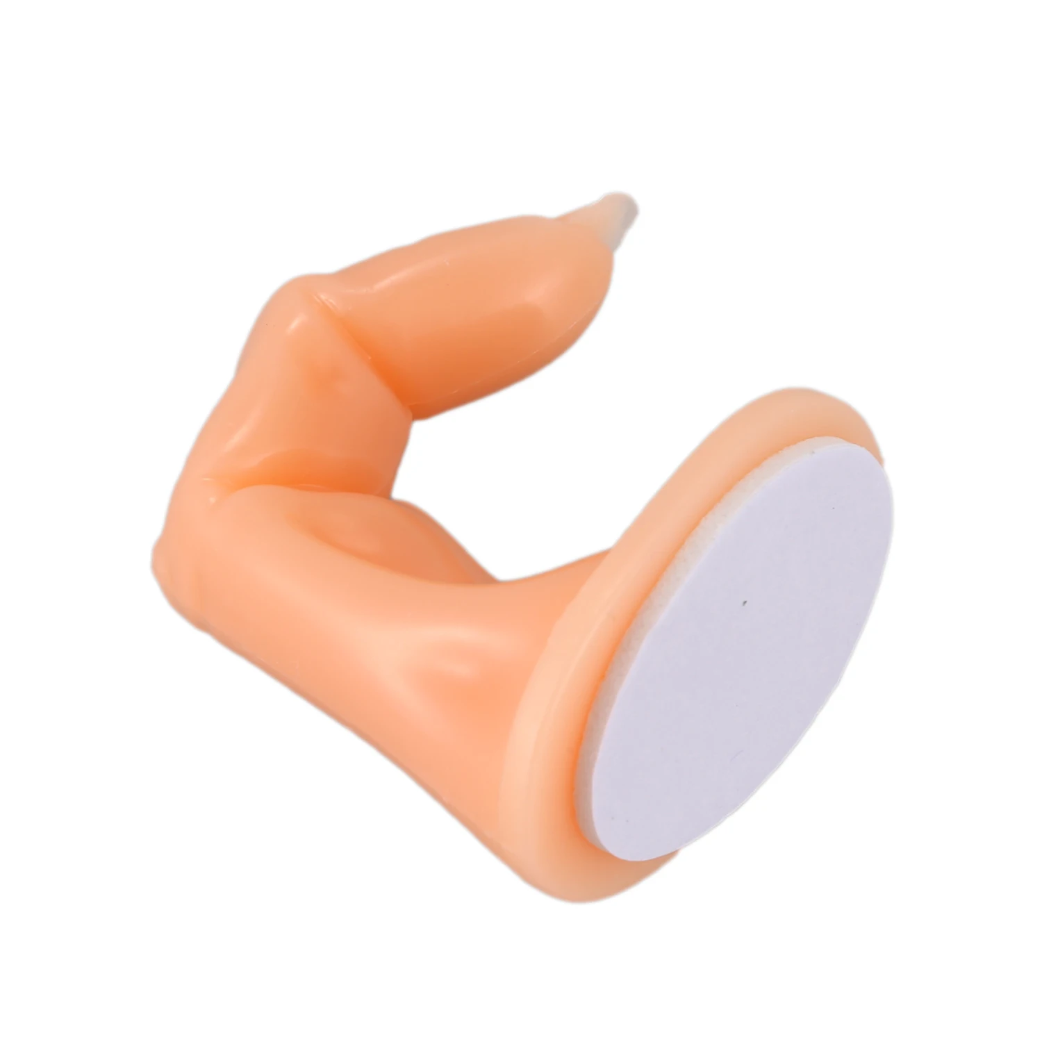 AT17 Maniquí de dedo postizo para entrenar Gel Acrílico Fibra de Vidrio Nail Art-Naranja.