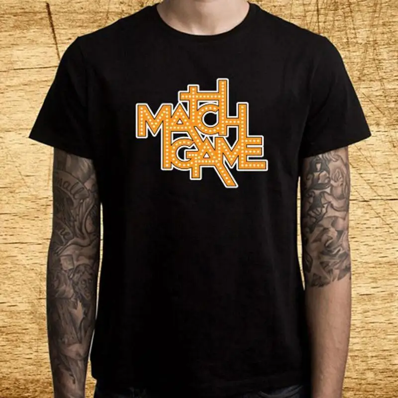 

Match Game Show Men s Black T Shirt Size S 5XL