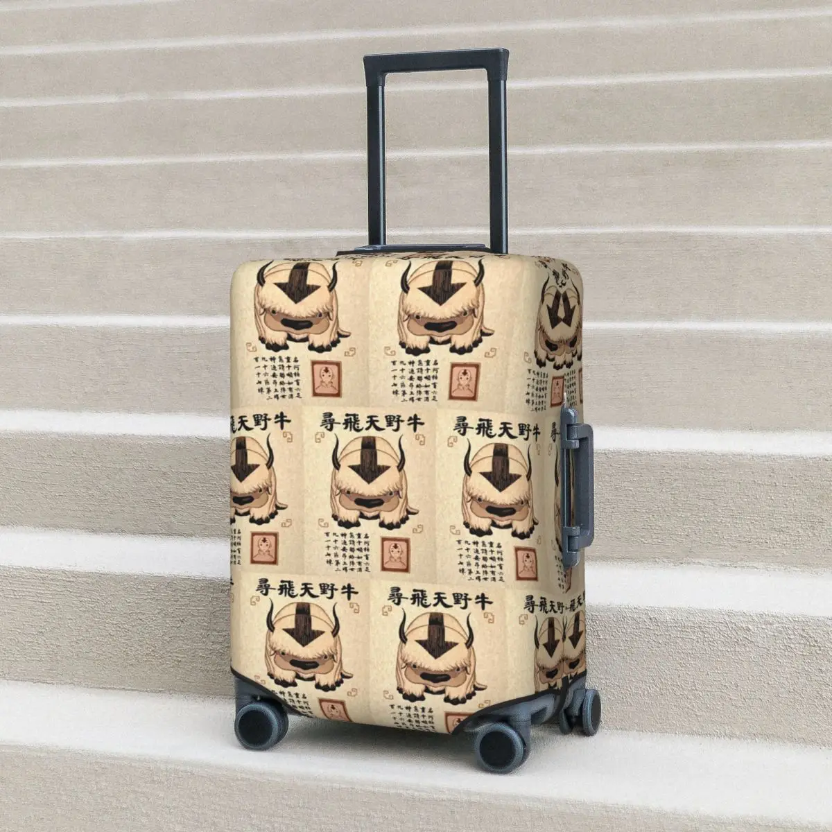 

Avatar The Last Airbender Lost Appa Poster Suitcase Cover Protection Elastic Travel Luggage Protector Covers for 18-32 Inch