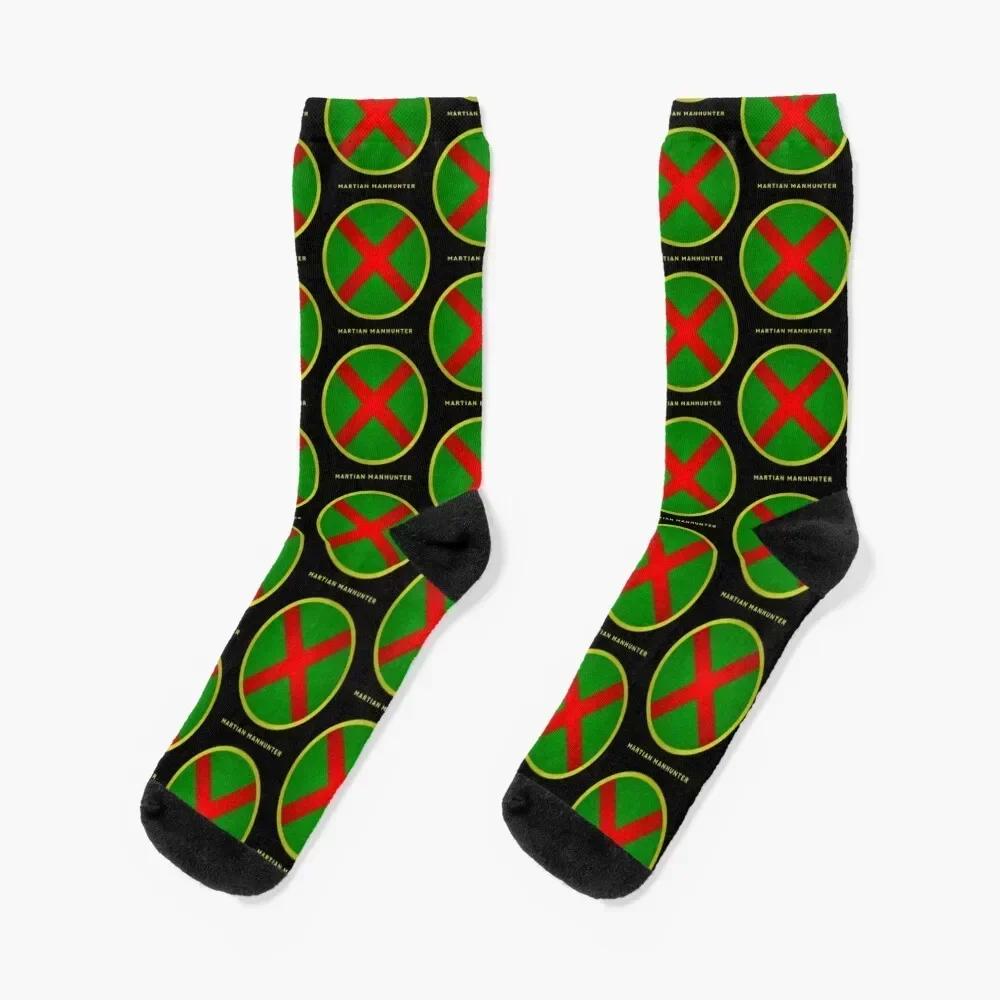 

Martian Manhunter New Logo design Socks New year's Run Men's Lots Man Socks Women's