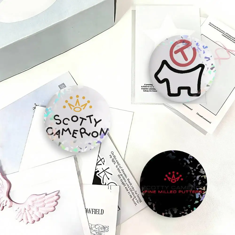 Fashion Print S-Scotty C-Cameron Laser Badge Creative Brooches Backpack Accessories Make Great Gifts For Friends Children