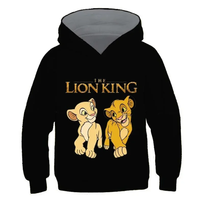 Baby Boys Girls Lion King Simba Clothes Winter Spring felpe con cappuccio per bambini Lion King Simba felpa per bambini Lion King Clothi