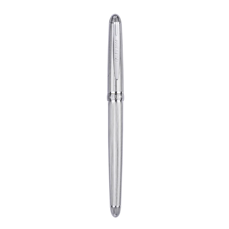 

NewDuke 318 Metallic All-steel Color Gel Pen All Brass Body F 0.5mm Rollerball Pen Office School Supplies Stationery Writing Smo