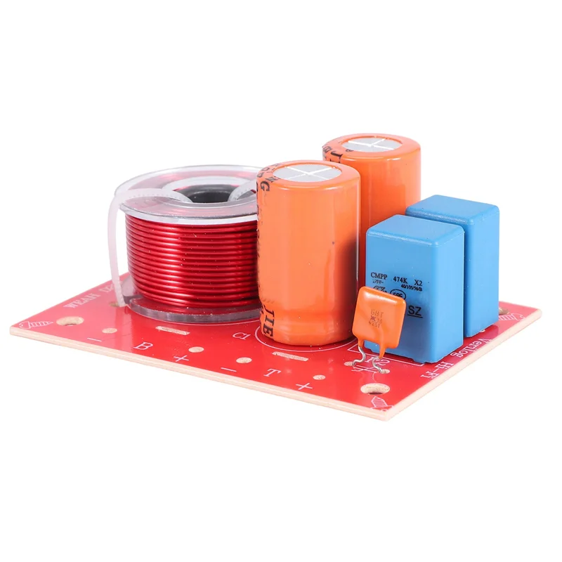 APPLIA-10Pcs 2 Way 80W Diy Speaker Filter Circuit Treble Bass Frequency Divider Home Theater Hifi Stereo Audio Crossover Filter