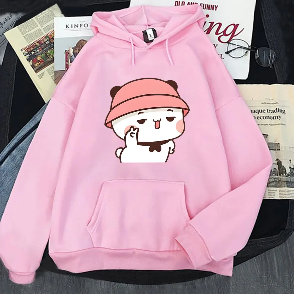 

Hello Beautiful People From Cute BuBu Hoodies Men/women Dudu Panda Bears Sweatshirts Male Female Fleece Sudaderas K Pop Clothes