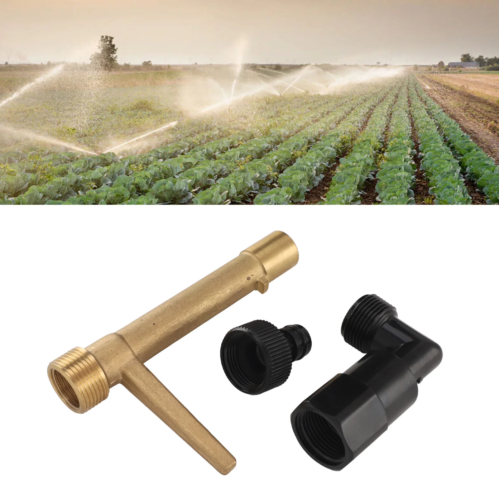 

Brass Quick Coupling Key Quick Coupling Valve Key G3/4 Rustproof Brass Quick Coupler Key Garden Hose Underground Irrigation Tool
