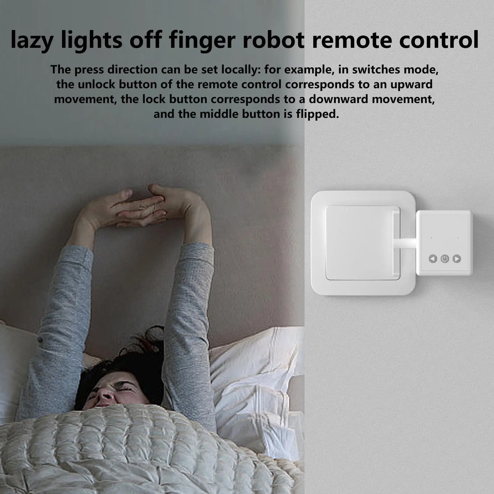 핑거봇 라이트 버튼 푸셔 배선 없음 기숙사 조명용 자동 프레스 제어 장치 홈 차고 가전제품 거실