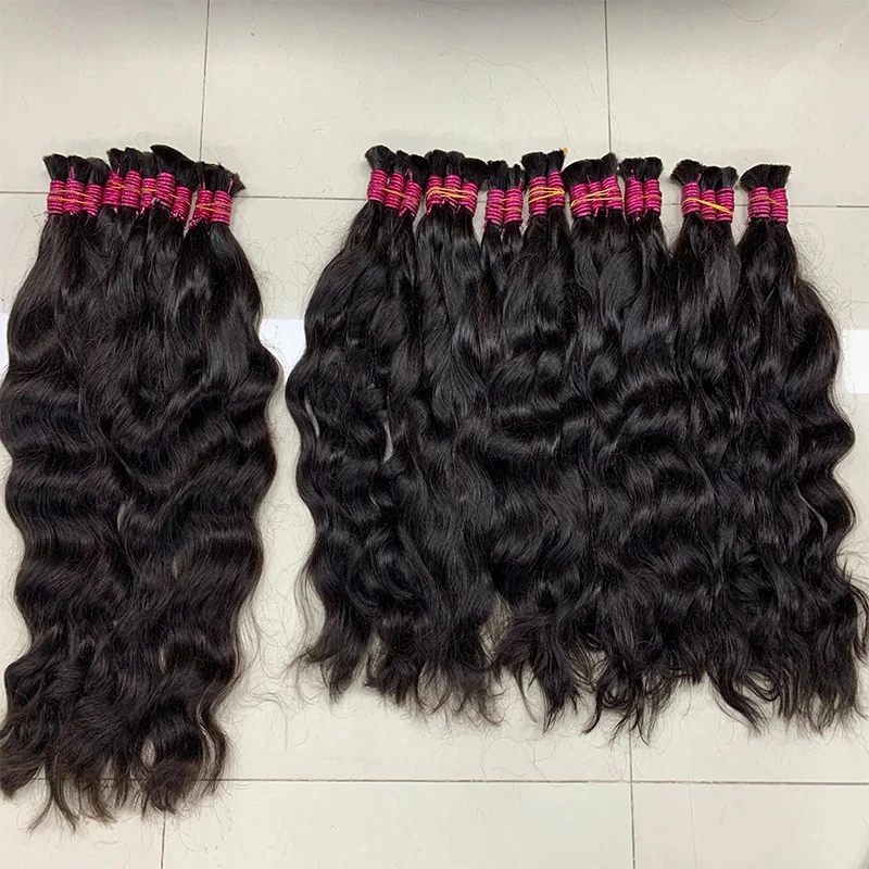 

Mega Hair Natural Vietnam Remmy Virgin Human Hair Extensions Kinky Curly 100% Unprocessed Raw Bulk Hair Temporary curls
