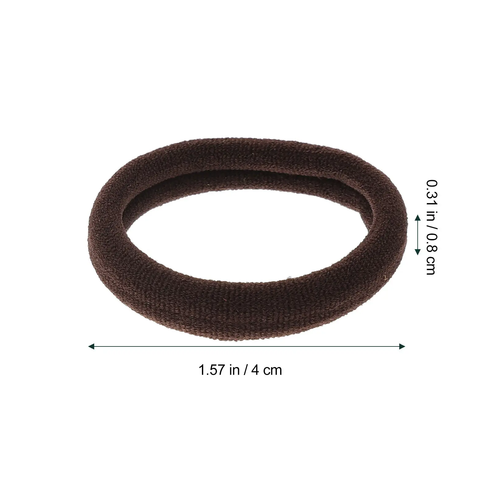 20 Pcs Stretchy Hair Ties Ponytail Holders Seamless Small Thick Bands No Damage for School Assorted Color