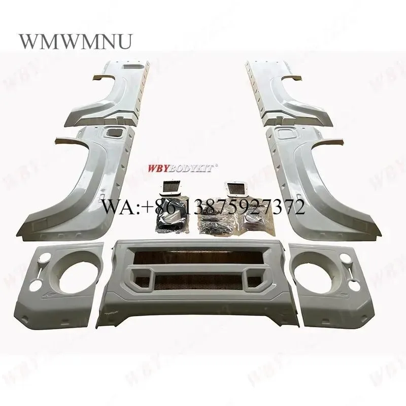 Wmwmnu For Defender 90 110 Wide Body Kit Front Rear Bumpers Fenders Grilles Hoods Auto Parts Car Exterior