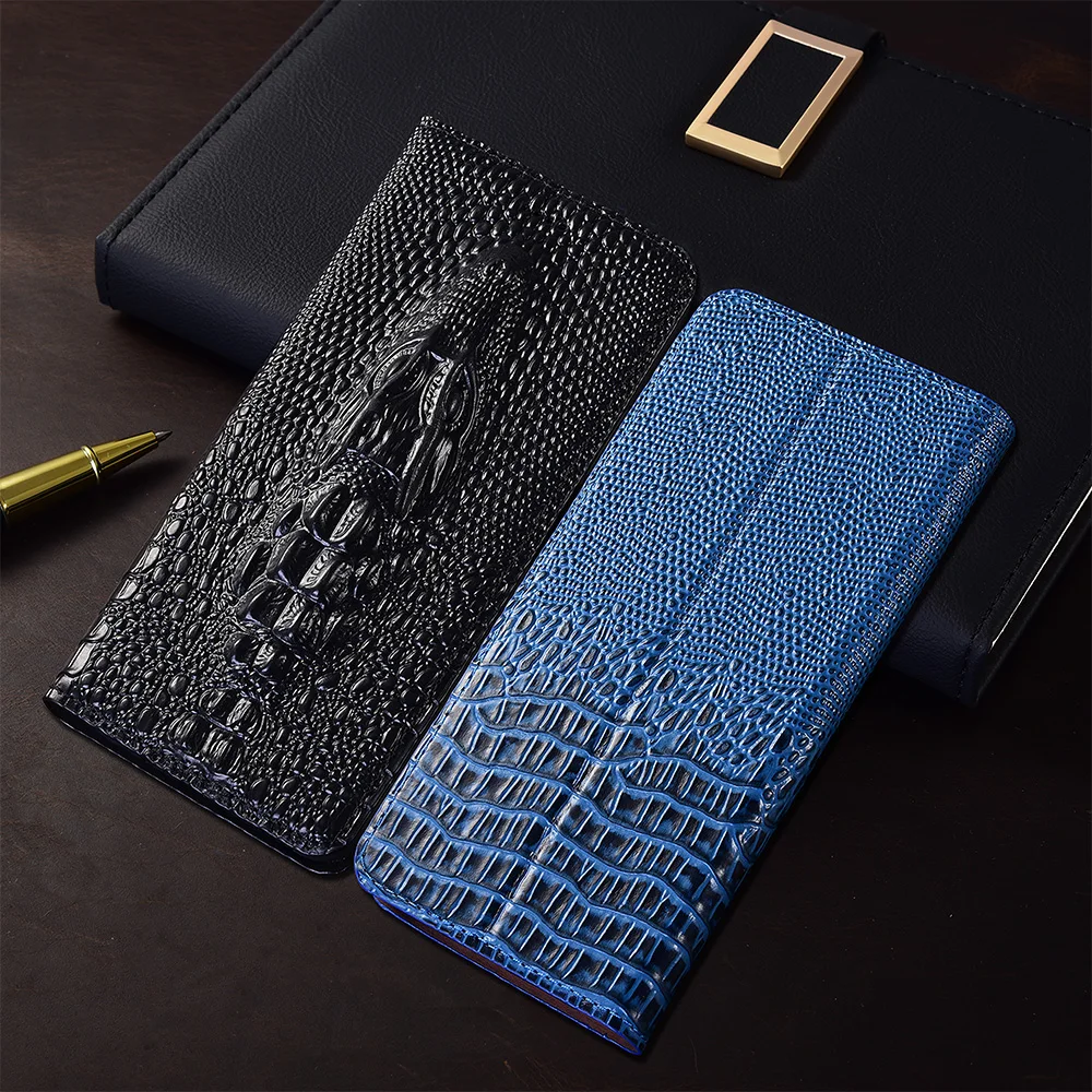 

Чехол-книжка из натуральной кожи с головой крокодила для Samsung Galaxy A20 A30 A40 A50 A60 A70 A80 A90 A11 A21 A31 A41 A51 A71