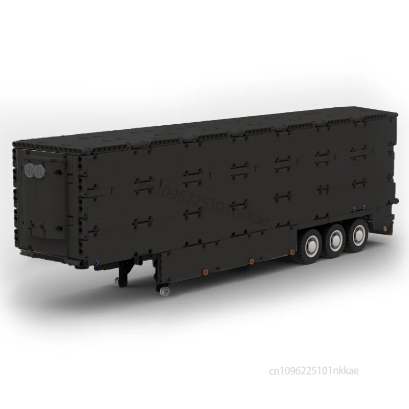 Aangepaste MOC Heavy Duty Technische 4x4 of 6x4 Tractor eenheid Oplegger Container Bouwstenen DIY Voertuig Bakstenen Speelgoed Geschenken