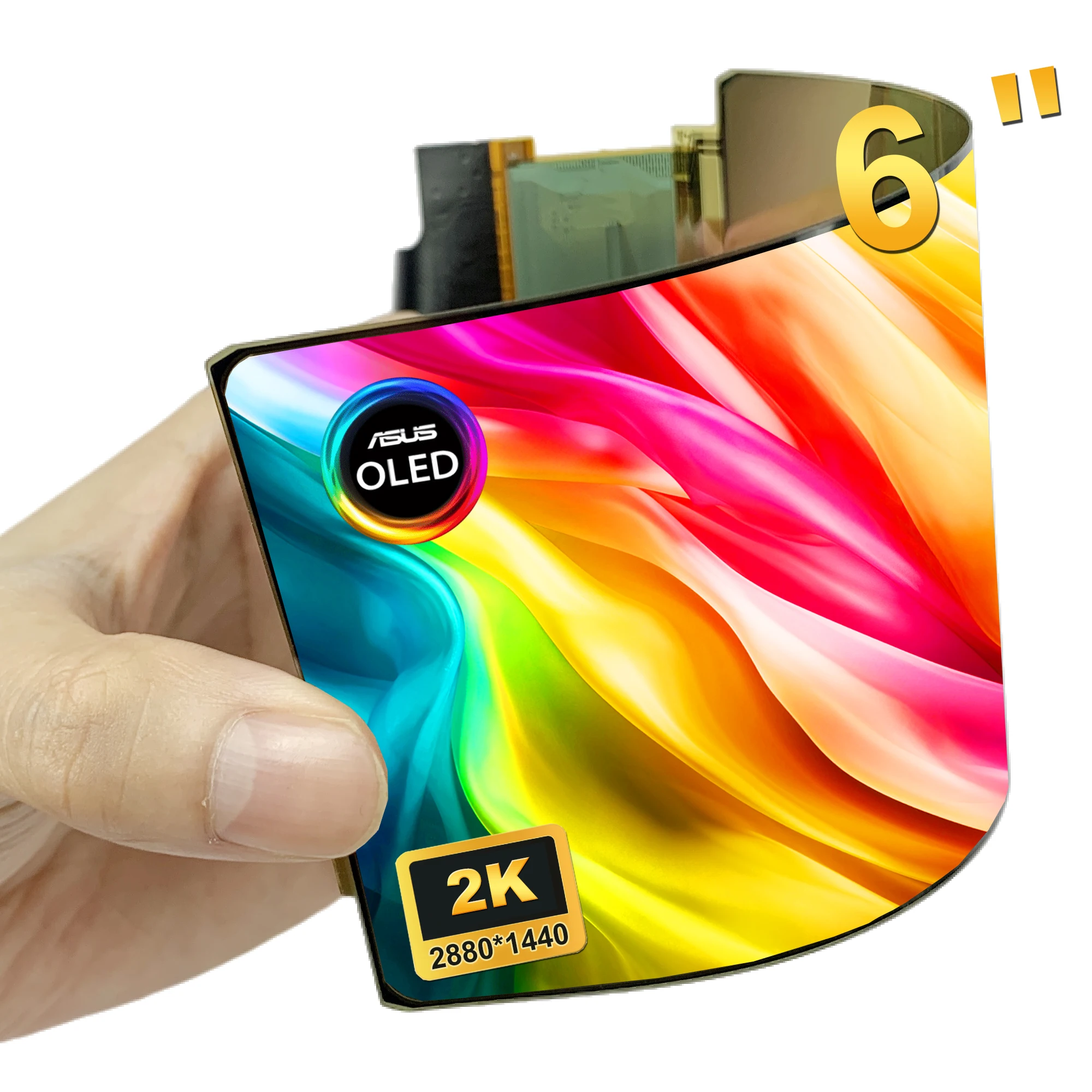 Wisecoco Display AMOLED Flexível Ultra Fino de 6 Polegadas 2K