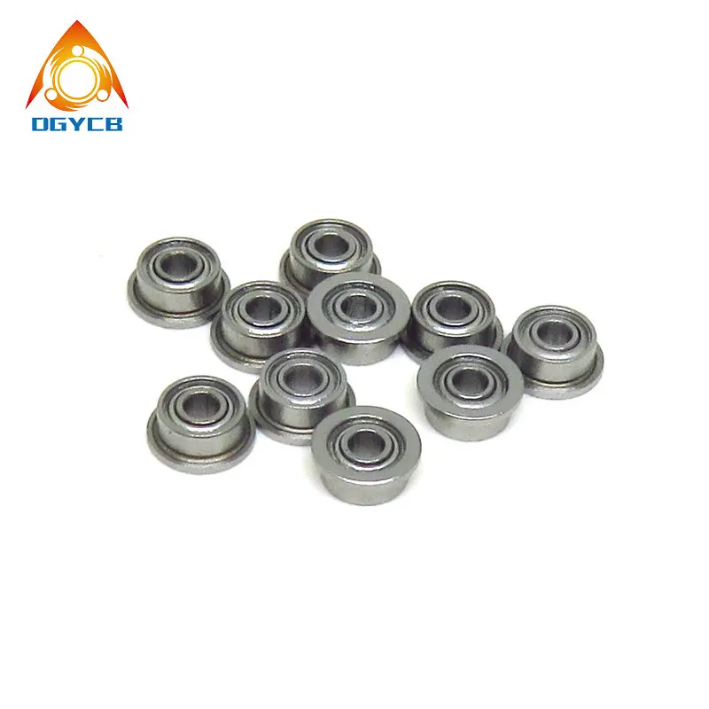 5pcs MF52ZZ Flange Bearing 2x5x2.5 mm Deep Groove Ball Bearing LF520ZZ MF52 2*5*2.5 Miniature Flanged Bearing MF83 MF104 MF106